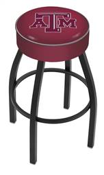  Texas A&M 25" Swivel Counter Stool with Black Wrinkle Finish   