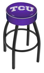  TCU 25" Swivel Counter Stool with Black Wrinkle Finish   