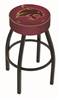  Texas State 25" Swivel Counter Stool with Black Wrinkle Finish   