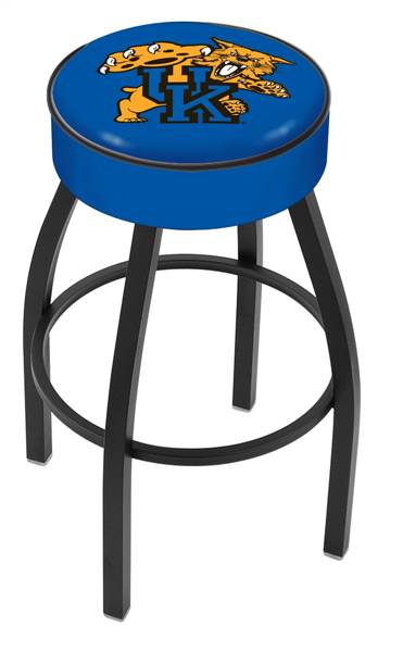  Kentucky "Wildcat"  25" Swivel Counter Stool with Black Wrinkle Finish   