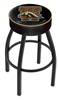  Western Michigan 25" Swivel Counter Stool with Black Wrinkle Finish   