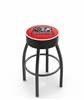  Alabama 30" Swivel Bar Stool with Black Wrinkle Finish   