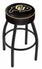  Colorado 30" Swivel Bar Stool with Black Wrinkle Finish   