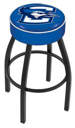  Creighton 30" Swivel Bar Stool with Black Wrinkle Finish   