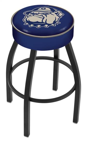  Georgetown 30" Swivel Bar Stool with Black Wrinkle Finish   