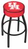  Houston 30" Swivel Bar Stool with Black Wrinkle Finish   