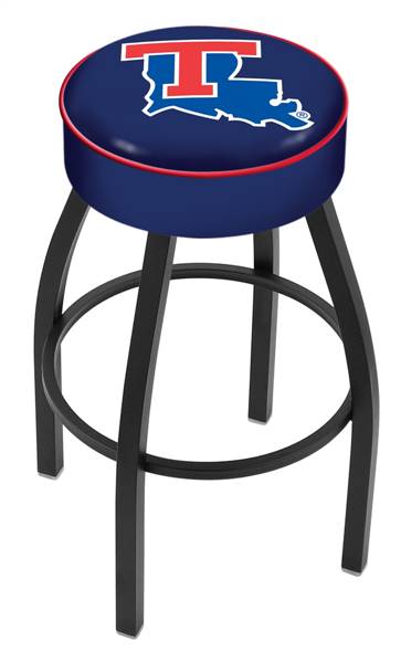  Louisiana Tech 30" Swivel Bar Stool with Black Wrinkle Finish   