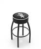  Chicago White Sox 30" Swivel Bar Stool with Black Wrinkle Finish   