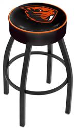  Oregon State 30" Swivel Bar Stool with Black Wrinkle Finish   