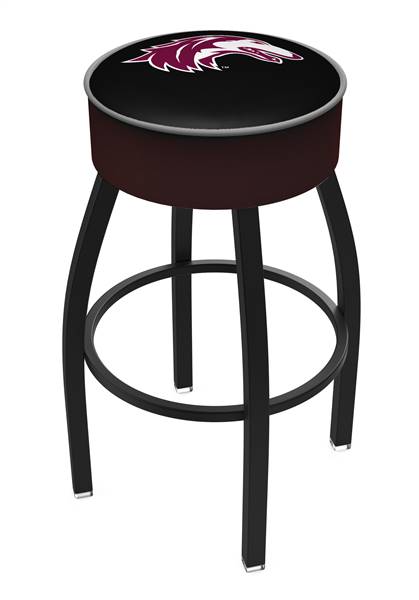  Southern Illinois 30" Swivel Bar Stool with Black Wrinkle Finish   