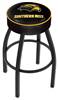  Southern Miss 30" Swivel Bar Stool with Black Wrinkle Finish   