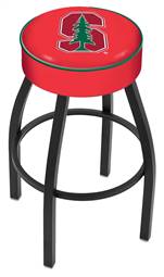  Stanford 30" Swivel Bar Stool with Black Wrinkle Finish   