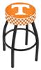  Tennessee 30" Swivel Bar Stool with Black Wrinkle Finish   