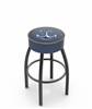  US Naval Academy (NAVY) 30" Swivel Bar Stool with Black Wrinkle Finish   