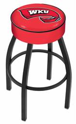  Western Kentucky 30" Swivel Bar Stool with Black Wrinkle Finish   