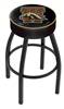  Western Michigan 30" Swivel Bar Stool with Black Wrinkle Finish   