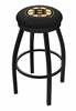  Boston Bruins  25" Swivel Counter Stool with Black Wrinkle Finish  