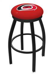  Carolina Hurricanes  25" Swivel Counter Stool with Black Wrinkle Finish  