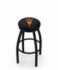  Arizona State (Pitchfork) 25" Swivel Counter Stool with Black Wrinkle Finish  