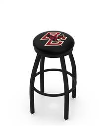  Boston College 25" Swivel Counter Stool with Black Wrinkle Finish  