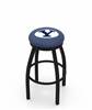  Brigham Young 25" Swivel Counter Stool with Black Wrinkle Finish  