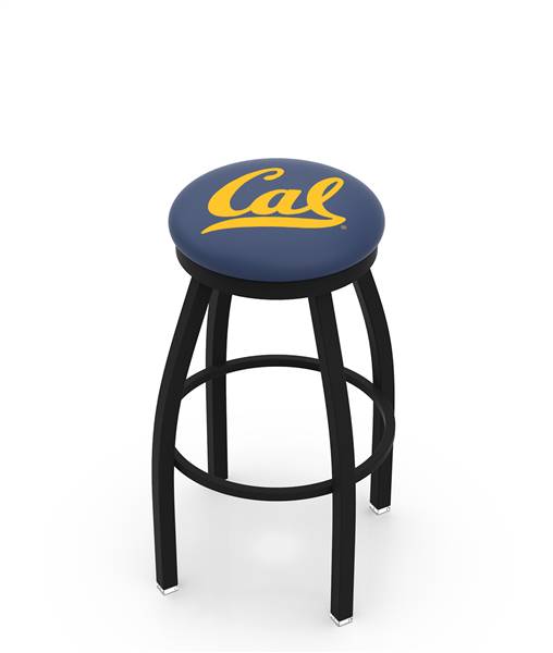  Cal 25" Swivel Counter Stool with Black Wrinkle Finish  