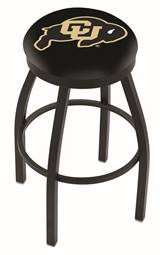  Colorado 25" Swivel Counter Stool with Black Wrinkle Finish  