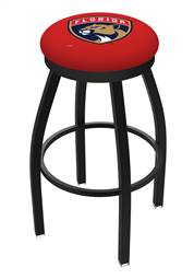  Florida Panthers 25" Swivel Counter Stool with Black Wrinkle Finish  