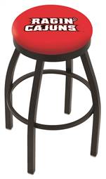  Louisiana-Lafayette 25" Swivel Counter Stool with Black Wrinkle Finish  