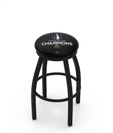 Vegas Golden Knights - 2023 Stanley Cup Champions  25" Swivel Counter Stool with Black Wrinkle Finish    
