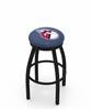  Cleveland Guardians 25" Swivel Counter Stool with Black Wrinkle Finish  