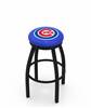  Chicago Cubs 25" Swivel Counter Stool with Black Wrinkle Finish  