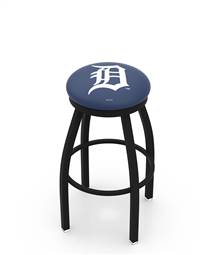  Detroit Tigers 25" Swivel Counter Stool with Black Wrinkle Finish  