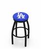  Los Angeles Dodgers 25" Swivel Counter Stool with Black Wrinkle Finish  