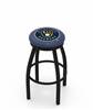  Milwaukee Brewers 25" Swivel Counter Stool with Black Wrinkle Finish  