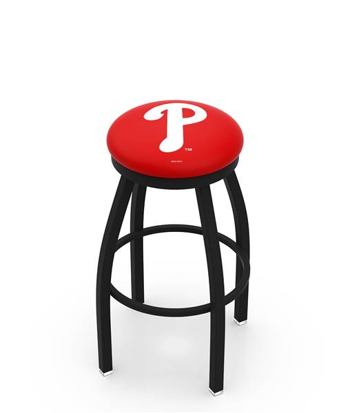  Philadelphia Phillies 25" Swivel Counter Stool with Black Wrinkle Finish  