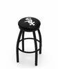  Chicago White Sox 25" Swivel Counter Stool with Black Wrinkle Finish  
