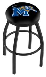  Memphis 25" Swivel Counter Stool with Black Wrinkle Finish  