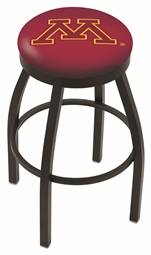  Minnesota 25" Swivel Counter Stool with Black Wrinkle Finish  