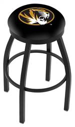  Missouri 25" Swivel Counter Stool with Black Wrinkle Finish  