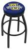 Marquette 25" Swivel Counter Stool with Black Wrinkle Finish  