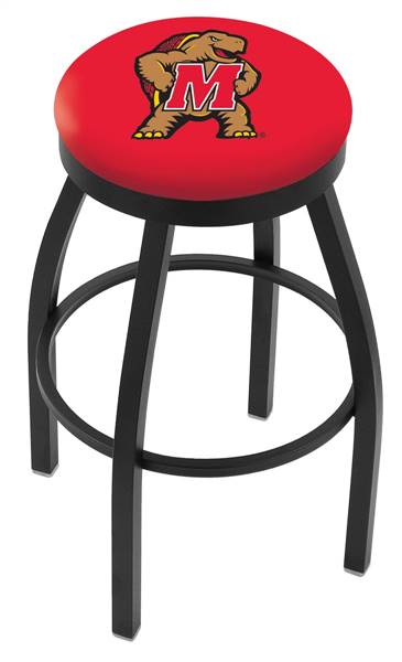  Maryland 25" Swivel Counter Stool with Black Wrinkle Finish  