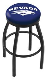  Nevada 25" Swivel Counter Stool with Black Wrinkle Finish  