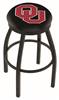  L8B2B Oklahoma 25" Swivel Counter Stool with Black Wrinkle Finish  