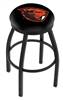  Oregon State 25" Swivel Counter Stool with Black Wrinkle Finish  