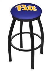  Pitt 25" Swivel Counter Stool with Black Wrinkle Finish  