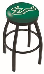  South Florida 25" Swivel Counter Stool with Black Wrinkle Finish  