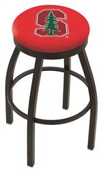  Stanford 25" Swivel Counter Stool with Black Wrinkle Finish  