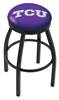  TCU 25" Swivel Counter Stool with Black Wrinkle Finish  