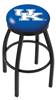  Kentucky "UK" 25" Swivel Counter Stool with Black Wrinkle Finish  